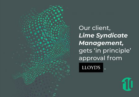 Our client, Lime Syndicate Management, gets ‘in principle’ approval from Lloyd’s.